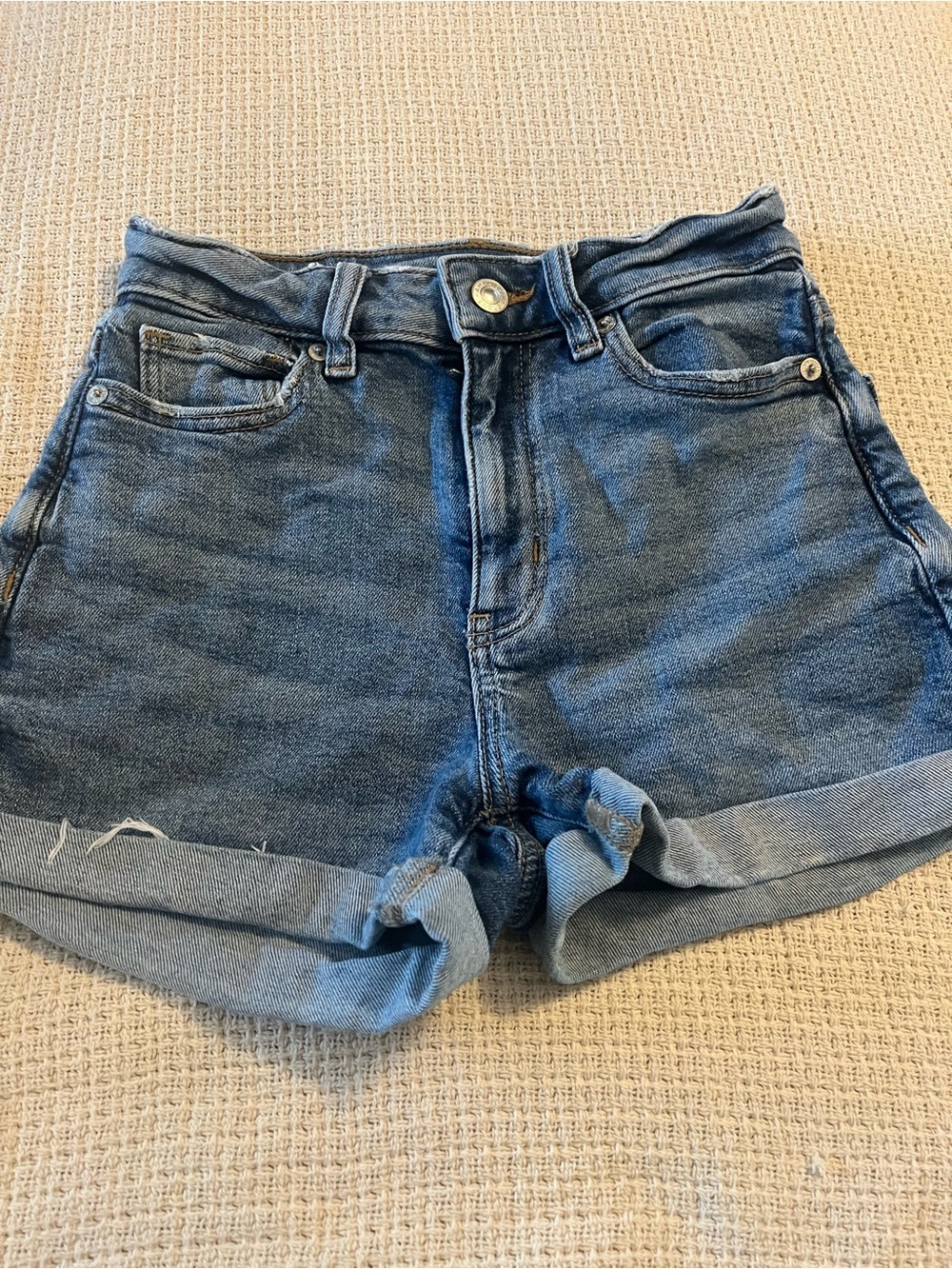American Eagle Outfitters Blue Denim Jean Shorts